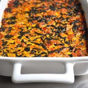 Italian Sausage + Kale Casserole by Michelle Tam https://nomnompaleo.com