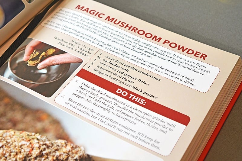 A shot of the Magic Mushroom Powder recipe from the Nom Nom Paleo: Food For Humans cookbook
