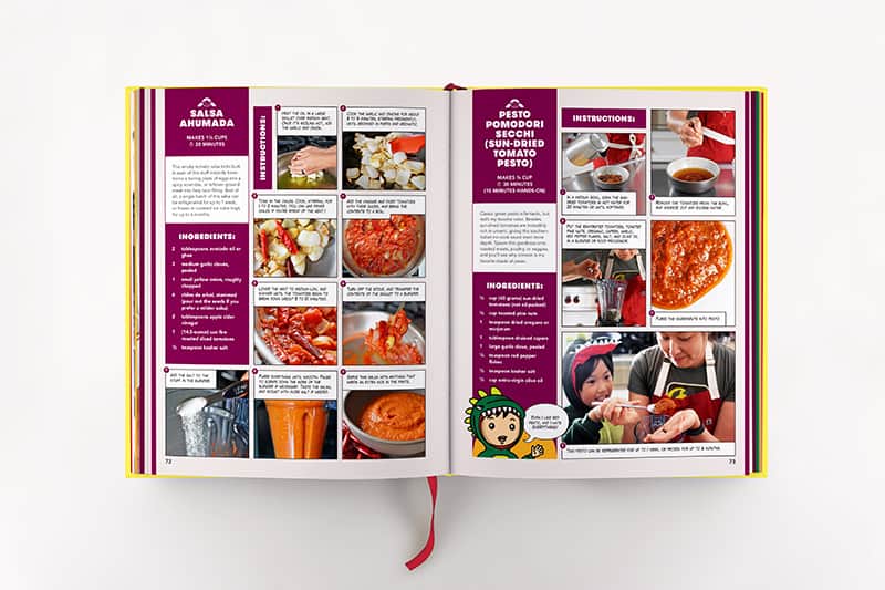 An open copy of Ready or Not! 150+ Make-Ahead, Make-Over, and Make-Now Recipes by Nom Nom Paleo