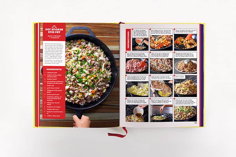 An open copy of Ready or Not! 150+ Make-Ahead, Make-Over, and Make-Now Recipes by Nom Nom Paleo