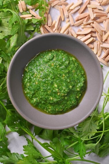 Arugula Pesto by Michelle Tam / Nom Nom Paleo https://nomnompaleo.com