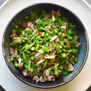 Spicy Pork and Asparagus Stir-Fry by Michelle Tam https://nomnompaleo.com
