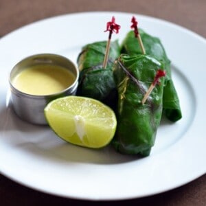 Diana Rodgers' Lamb "Dosa" Purses with Coconut Crème for Nom Nom Paleo