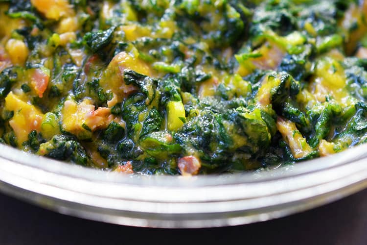 The paleo Egg Foo Young filling is combined with the egg batter.