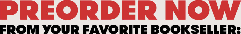 Banner reading "Preorder Now from Your Favorite Bookseller"