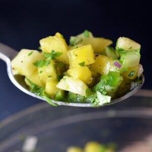 Spicy Pineapple Salsa by Michelle Tam / Nom Nom Paleo