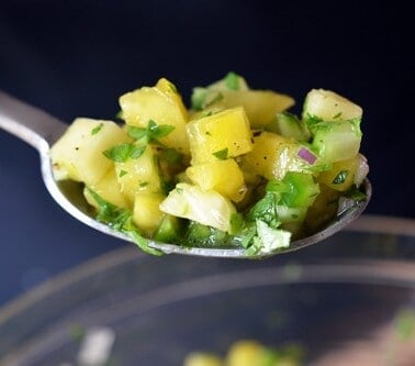 Spicy Pineapple Salsa by Michelle Tam / Nom Nom Paleo