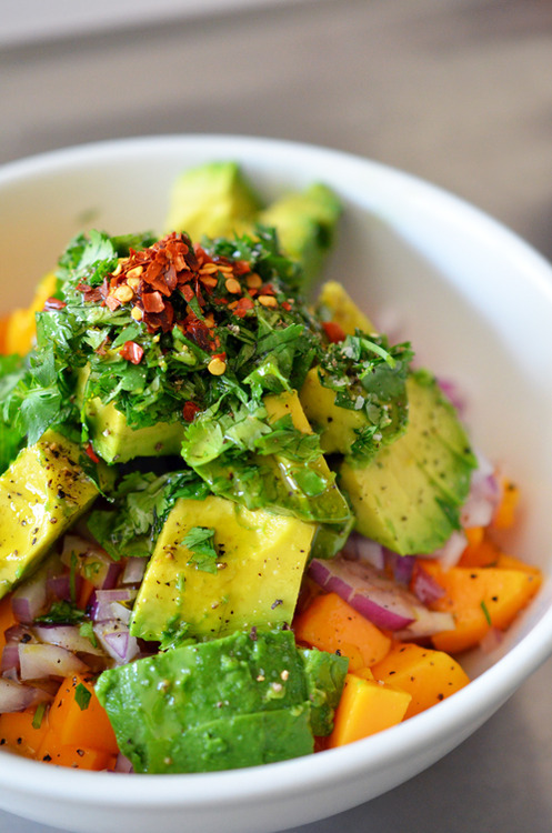 Mango and Avocado Salsa by Michelle Tam https://nomnompaleo.com