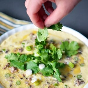 Cantonese Egg Custard with Minced Pork by Michelle Tam / Nom Nom Paleo https://nomnompaleo.com