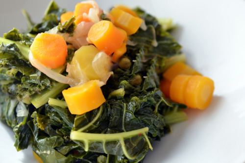 Pressure Cooker Braised Kale and Carrots by Michelle Tam / Nom Nom Paleo https://nomnompaleo.com