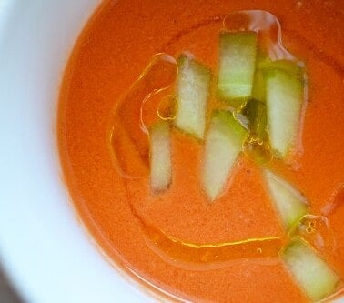 Watermelon and Tomato Gazpacho by Michelle Tam / Nom Nom Paleo